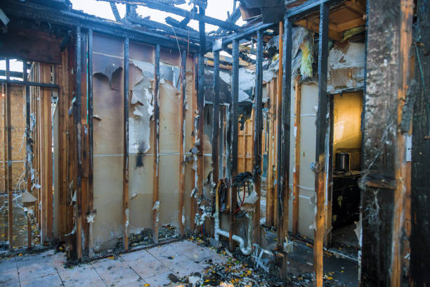 Professional Fire Damage Restoration technician working in Bartonville, TX